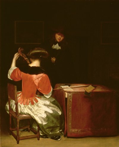 Musikstunde von Gerard ter Borch